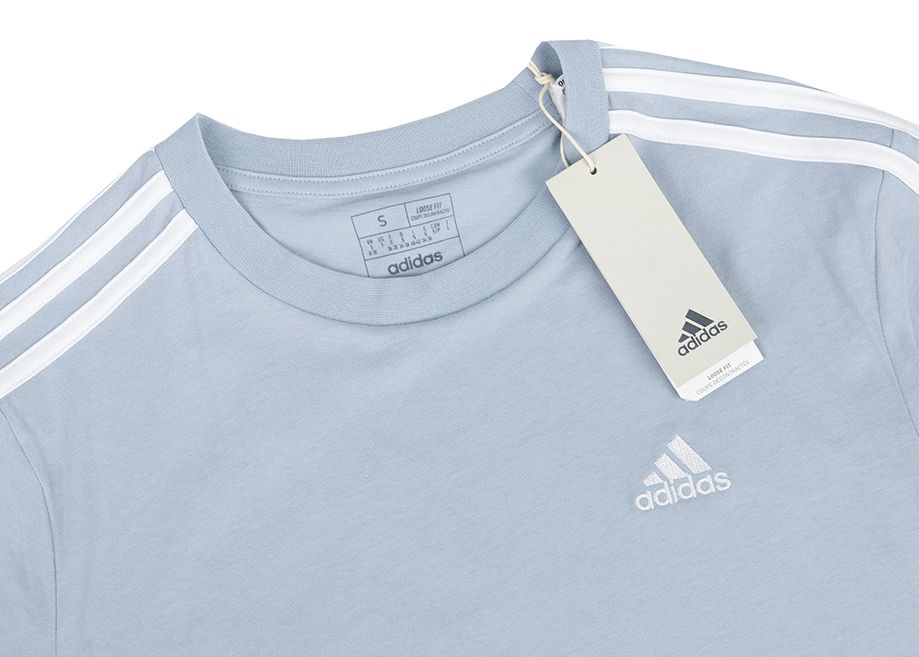adidas Koszulka damska Essentials 3-Stripes Single Jersey Crop Top IS1568