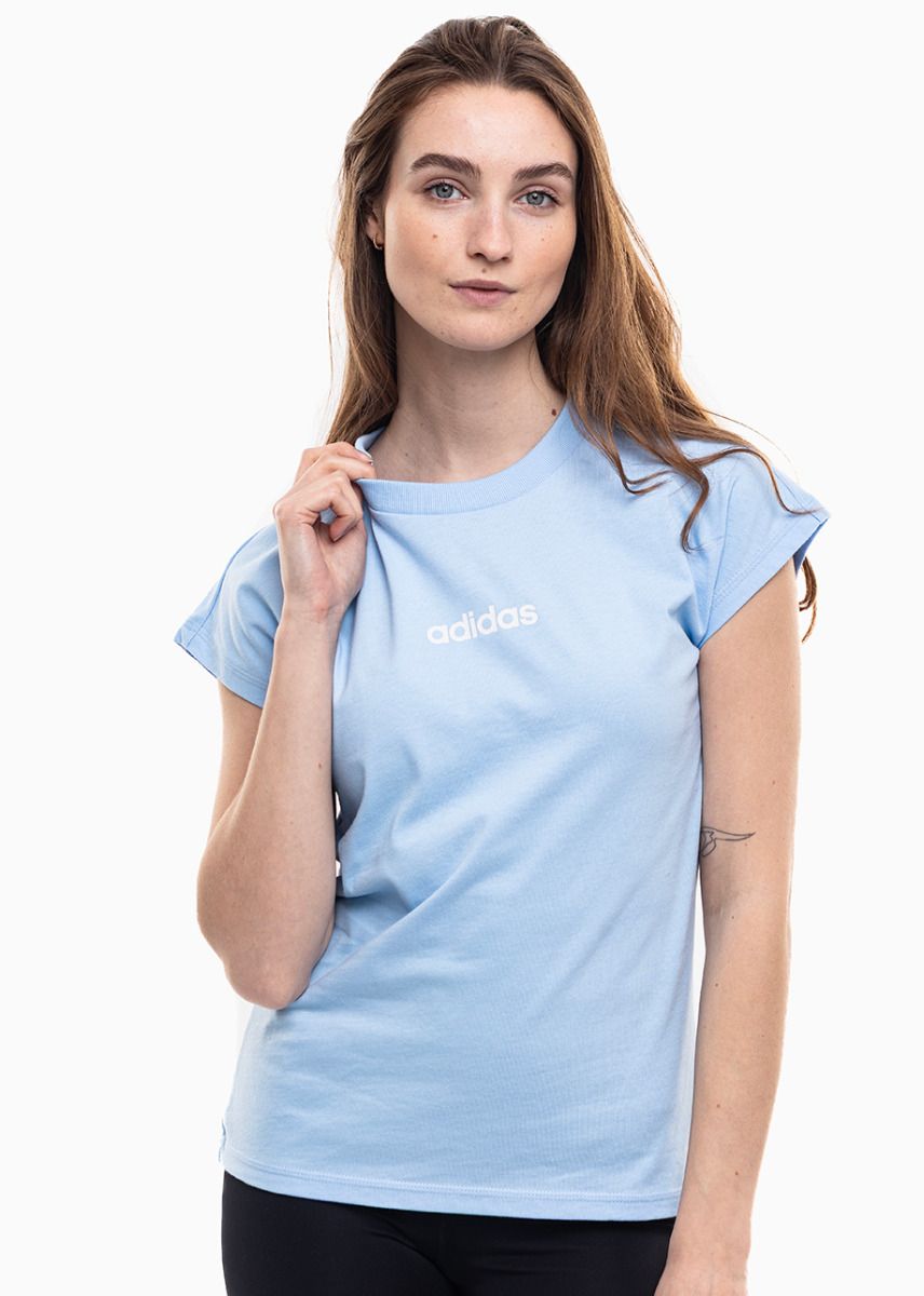 adidas Koszulka damska Essentials Linear Cotton JG8660 adidas Koszulka damska Essentials Linear Cotton JG8660