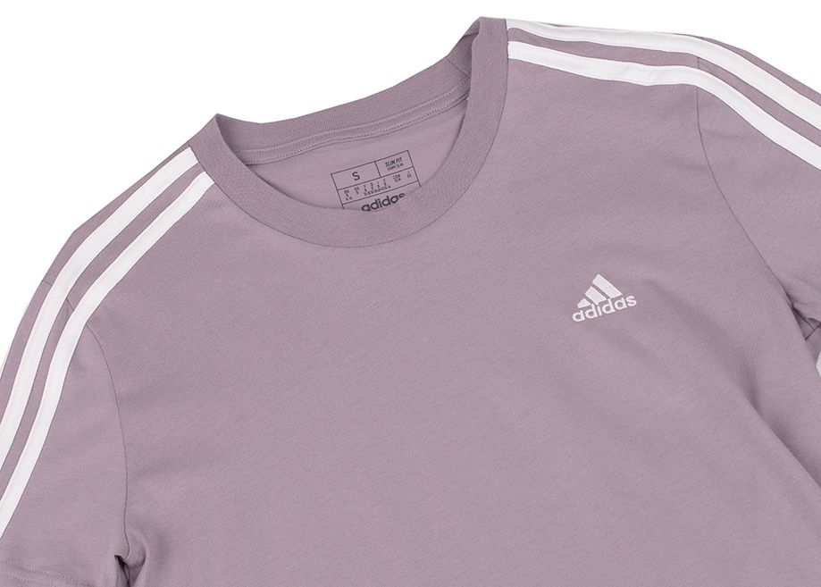 adidas Koszulka damska Essentials Slim 3-Stripes Tee IS1550