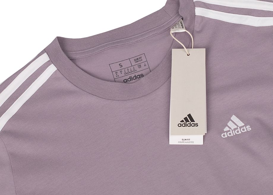 adidas Koszulka damska Essentials Slim 3-Stripes Tee IS1550