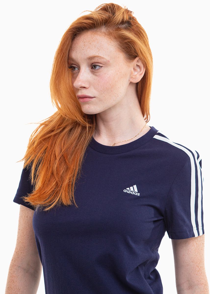 adidas Koszulka damska Essentials Slim 3-Stripes Tee IM2791