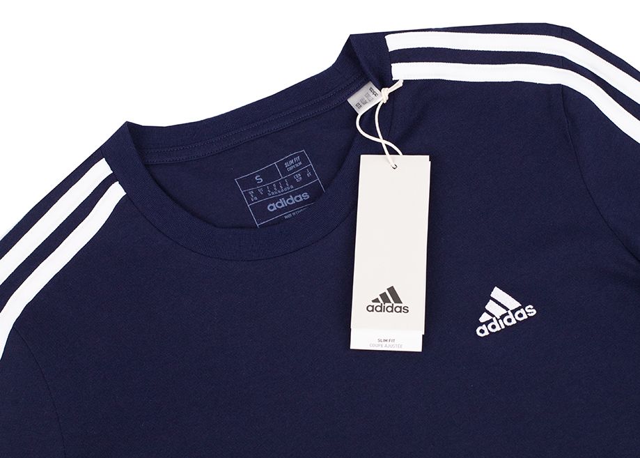 adidas Koszulka damska Essentials Slim 3-Stripes Tee IM2791