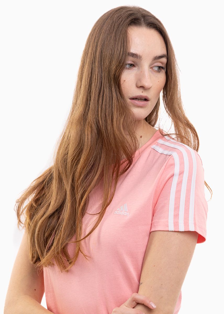 adidas Koszulka damska Essentials Slim 3-Stripes Tee IY4200