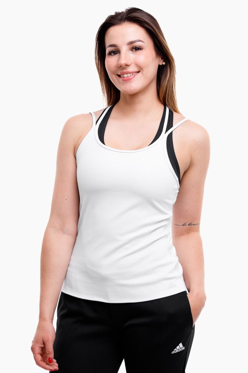 adidas Koszulka damska Studio Slim Strappy Back Tank Top HE3141