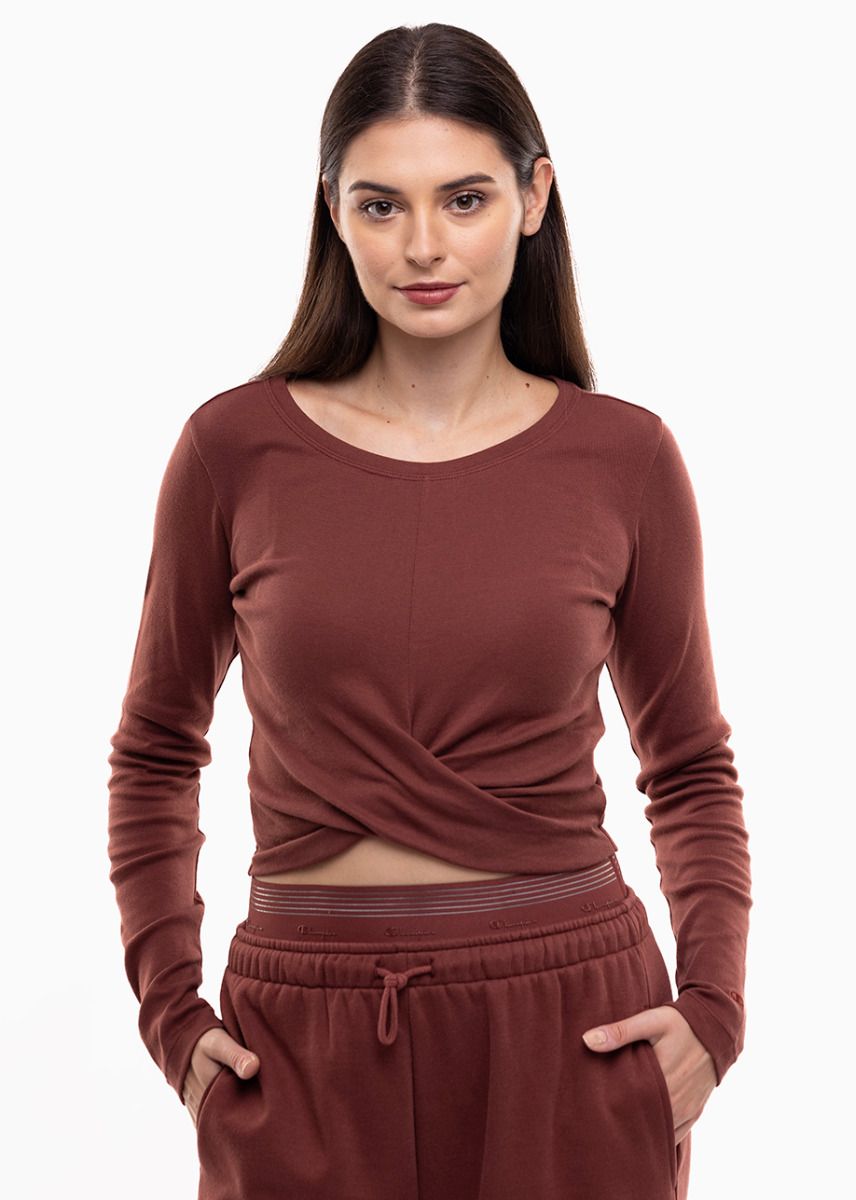 Champion Koszulka damska Crewneck Croptop 117435 MS524