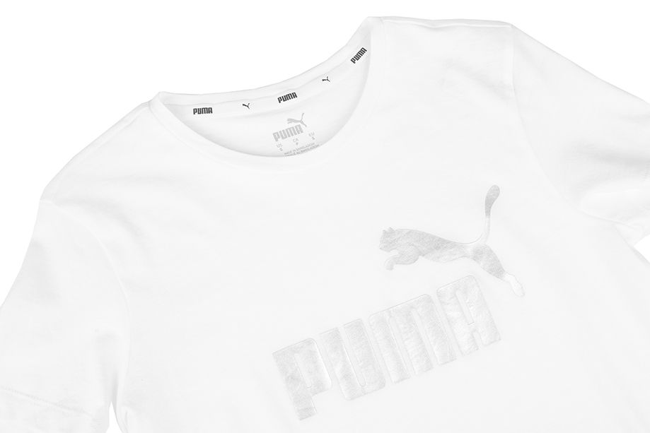 PUMA Koszulka damska ESS+ Metallic Logo Tee 848303 02