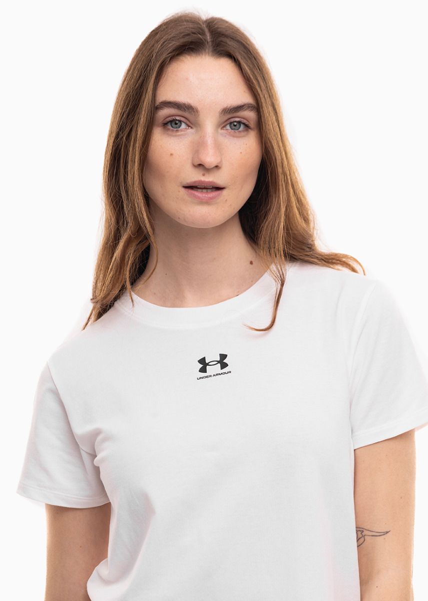 Under Armour Koszulka damska Rival Core SS 1383648 100 Under Armour Koszulka damska Rival Core SS 1383648 100