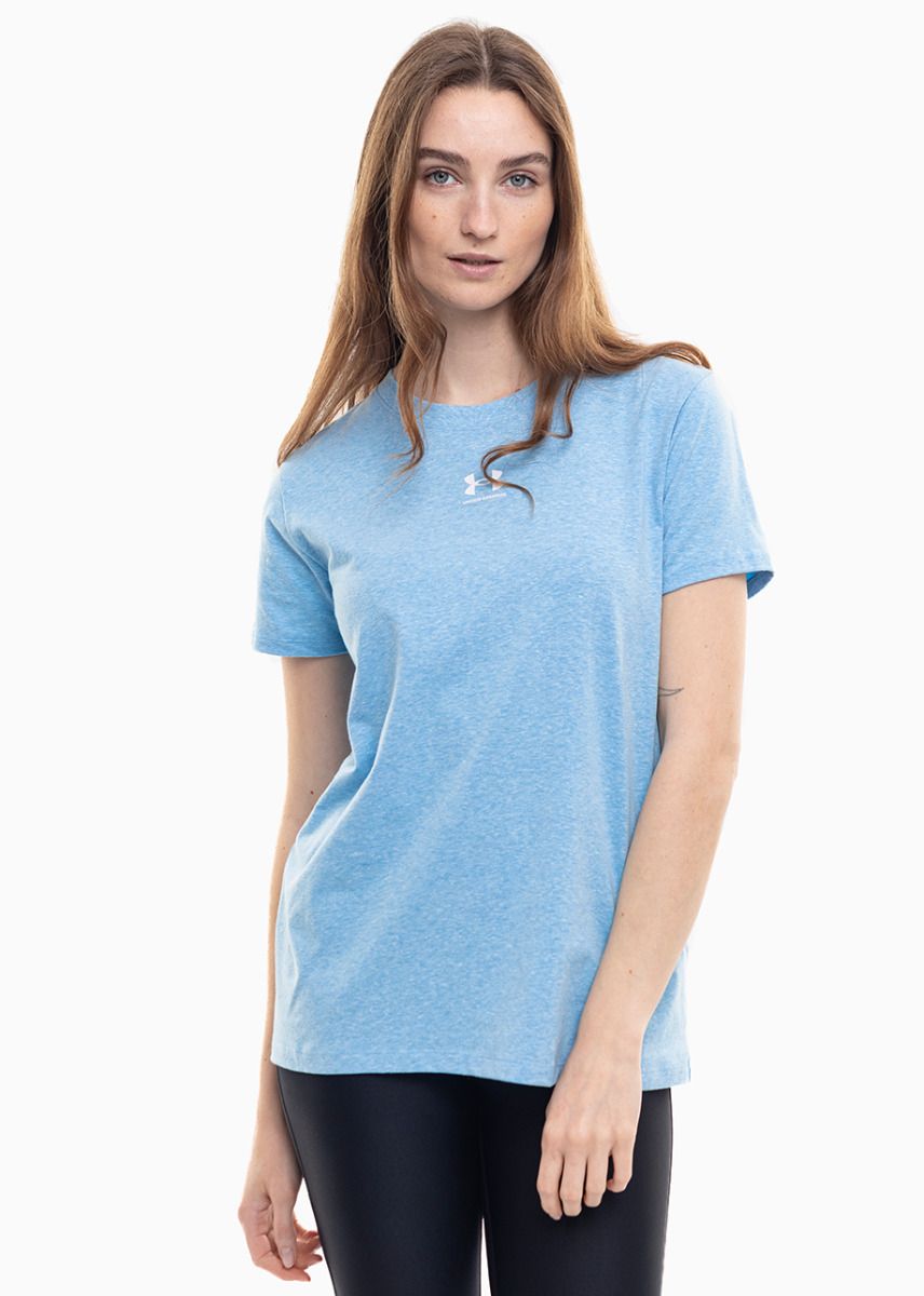 Under Armour Koszulka damska Rival Core SS 1383648 453 Under Armour Koszulka damska Rival Core SS 1383648 453
