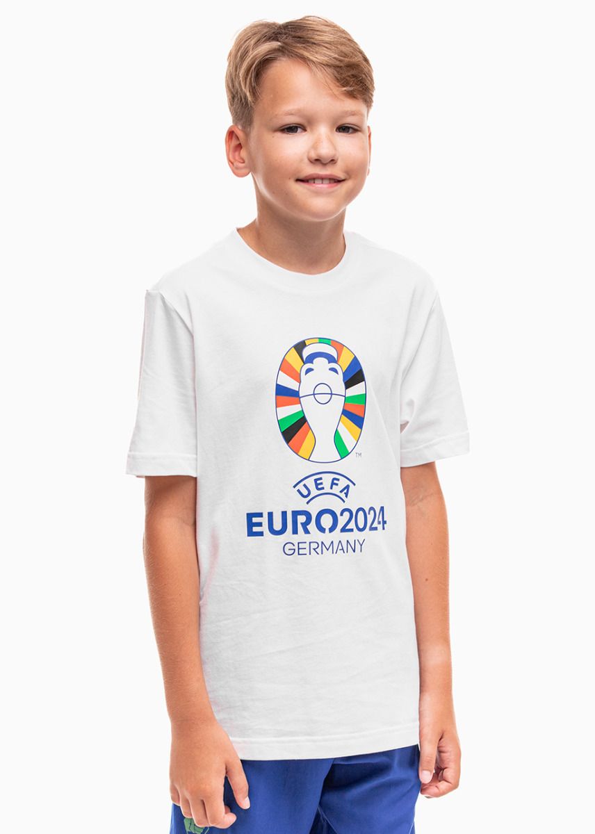 adidas Koszulka dla dzieci Euro24 Official Emblem IT9306