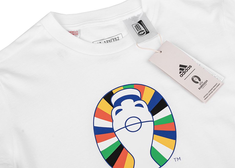 adidas Koszulka dla dzieci Euro24 Official Emblem IT9306