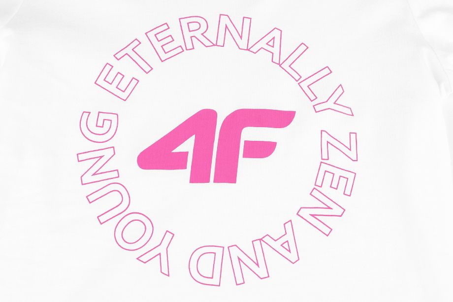 4F Koszulka dla dziewczynki HJZ21 JTSD002A 10S