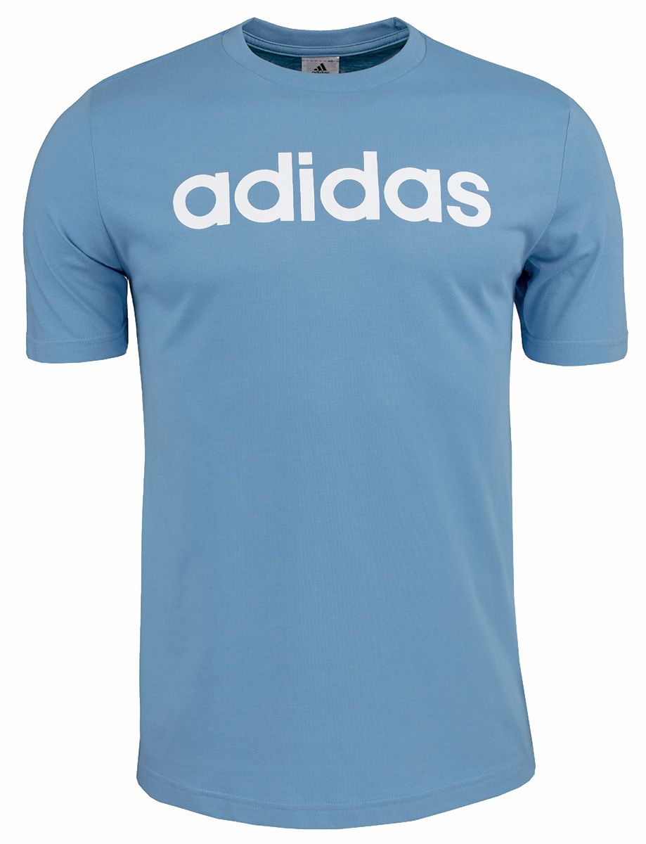 adidas Koszulka męska Essentials Single Jersey Linear Embroidered Logo Tee IC9295