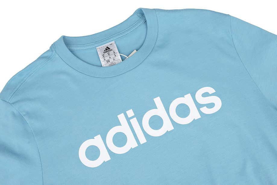 adidas Koszulka męska Essentials Single Jersey Linear Embroidered Logo Tee IC9287