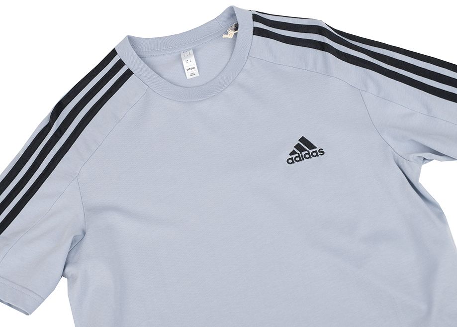 adidas Koszulka męska Essentials Single Jersey 3-Stripes Tee IS1332