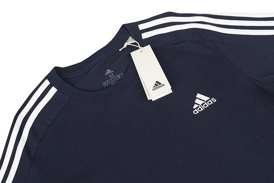 adidas Koszulka męska Essentials Single Jersey 3-Stripes Tee IC9335