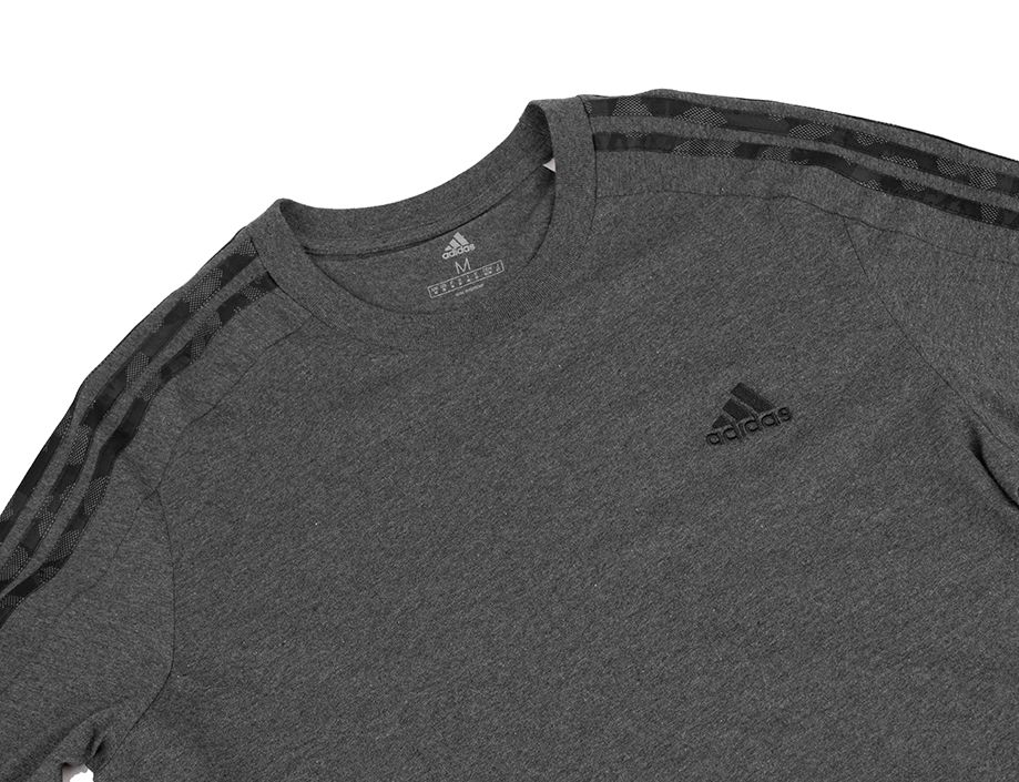 adidas Koszulka męska Essentials Single Jersey 3-Stripes Tee IC9344
