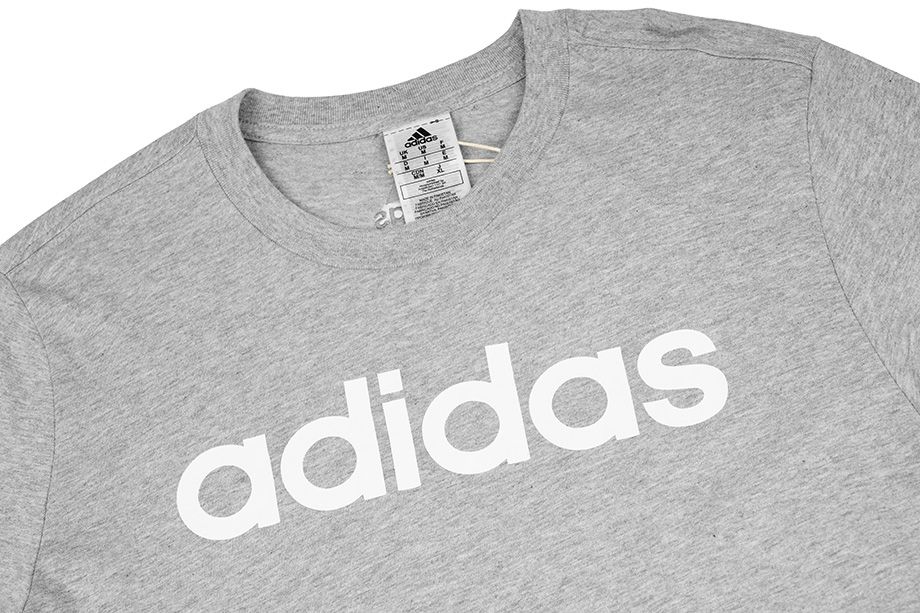 adidas Koszulka męska Essentials Single Jersey Linear Embroidered Logo Tee IC9277