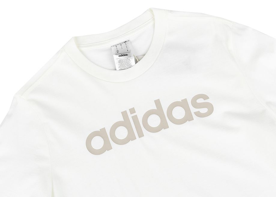 adidas Koszulka męska Essentials Single Jersey Linear Embroidered Logo Tee IS1345