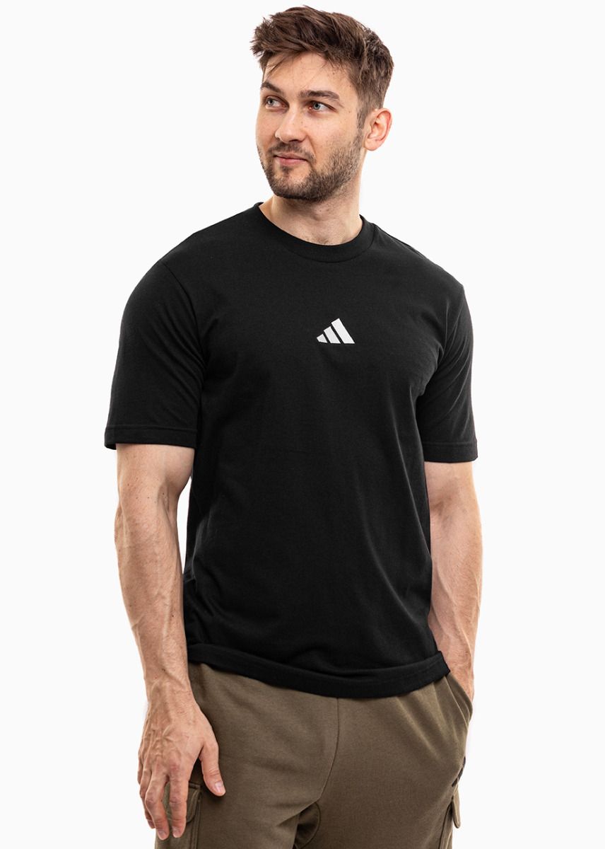 adidas Koszulka męska Essentials Small Logo Single Jersey JE9024 adidas Koszulka męska Essentials Small Logo Single Jersey JE9024