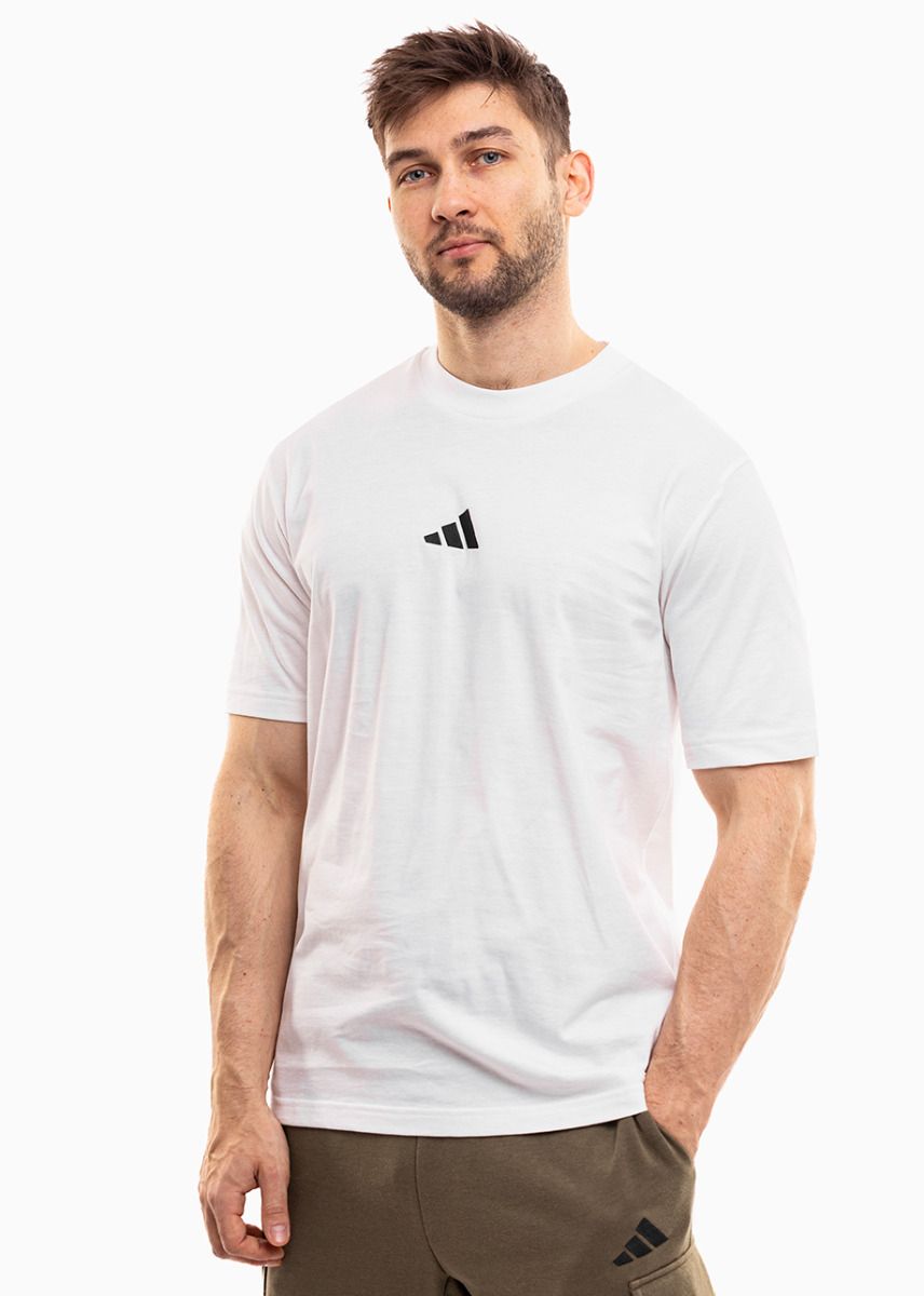adidas Koszulka męska Essentials Small Logo Single Jersey JF1092 adidas Koszulka męska Essentials Small Logo Single Jersey JF1092