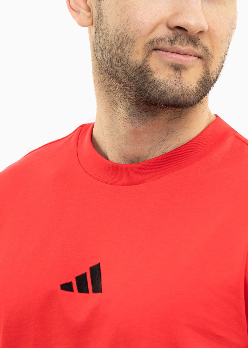 adidas Koszulka męska Essentials Small Logo Single Jersey JF1095 adidas Koszulka męska Essentials Small Logo Single Jersey JF1095