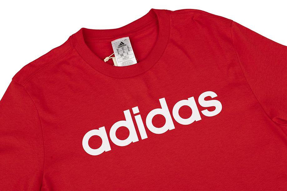 adidas Koszulka męska Essentials Single Jersey Linear Embroidered Logo Tee IC9278