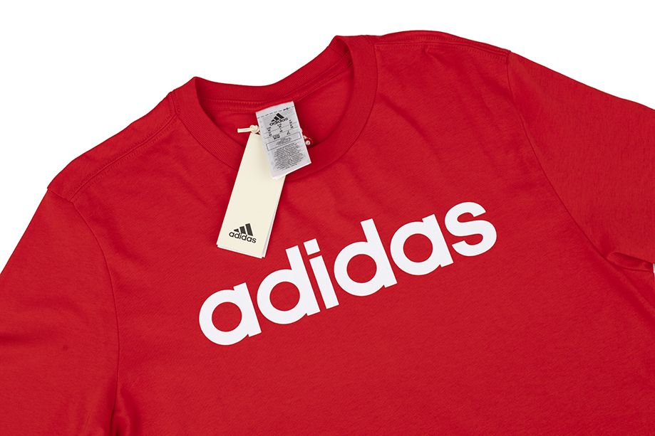 adidas Koszulka męska Essentials Single Jersey Linear Embroidered Logo Tee IC9278