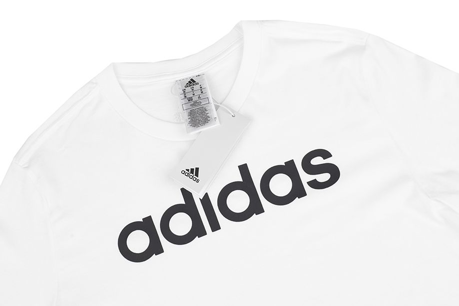 adidas Koszulka męska Essentials Single Jersey Linear Embroidered Logo Tee IC9276