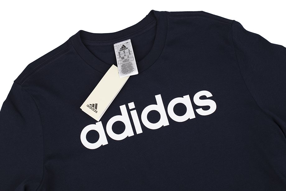 adidas Koszulka męska Essentials Single Jersey Linear Embroidered Logo Tee IC9275