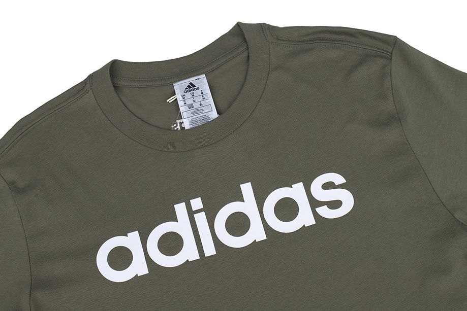 adidas Koszulka męska Essentials Single Jersey Linear Embroidered Logo Tee IC9280