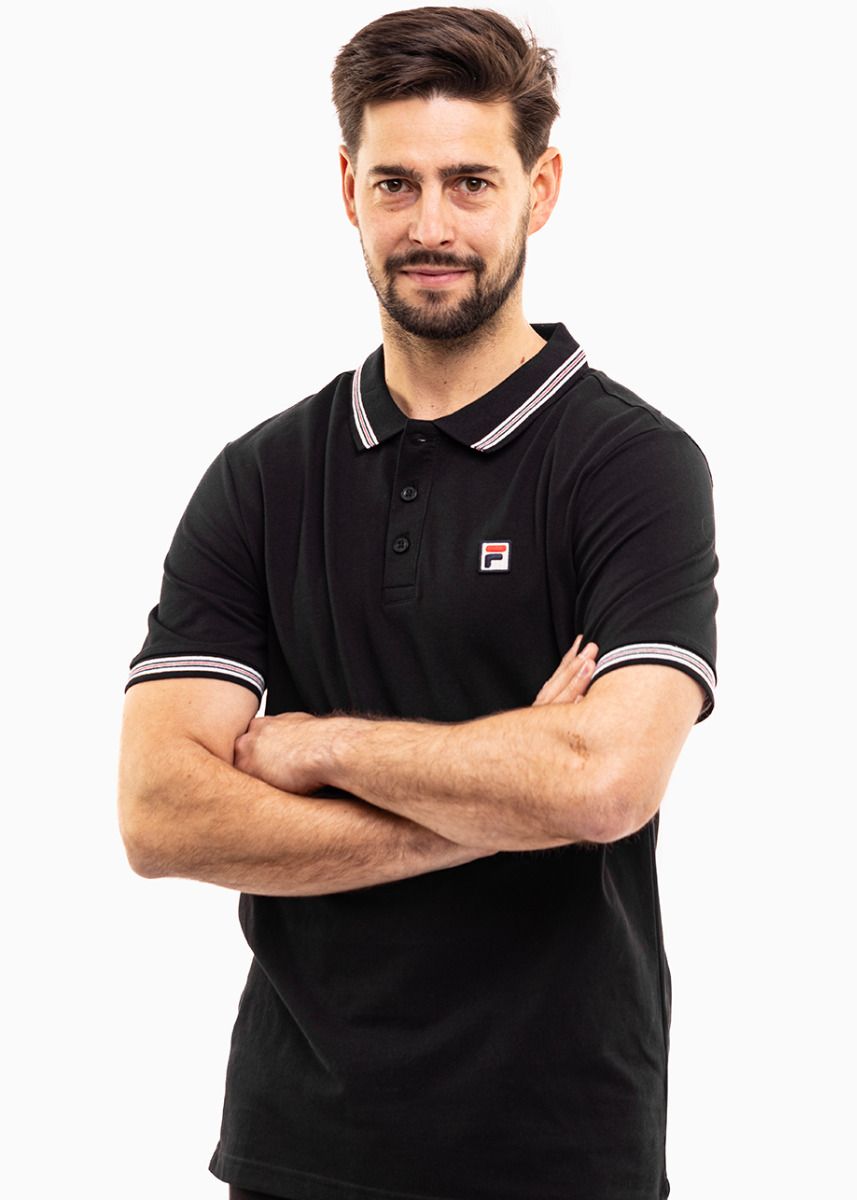 Fila Koszulka męska polo Lubbeek FAM0898 80010 Fila Koszulka męska polo Lubbeek FAM0898 80010