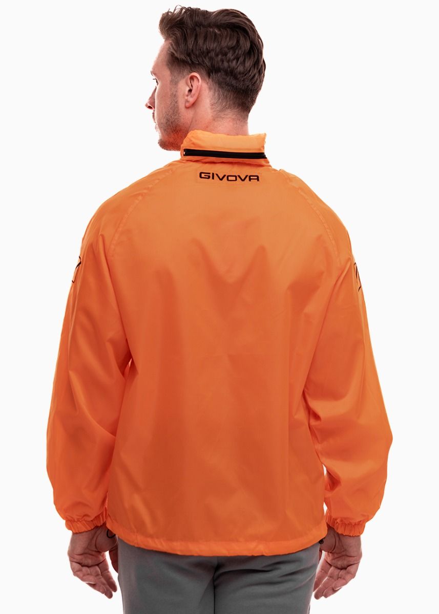 Givova Kurtka przeciwdeszczowa Rain Basico Fluo RJ001 0028 Givova Kurtka przeciwdeszczowa Rain Basico Fluo RJ001 0028