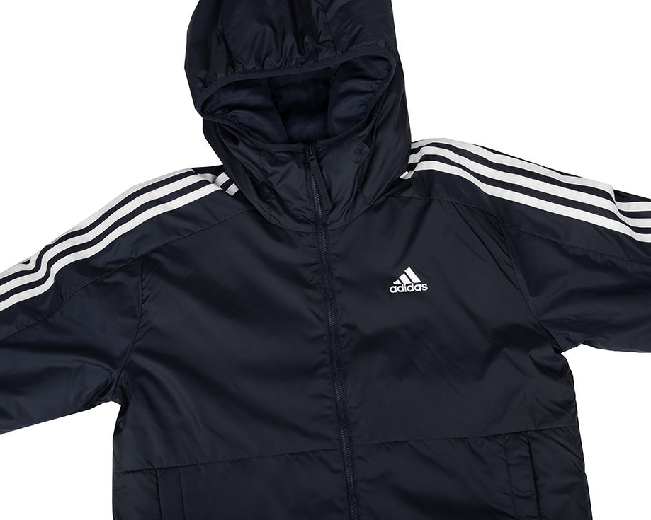 adidas Kurtka męska Essentials 3-Stripes Insulated Hooded IS1278