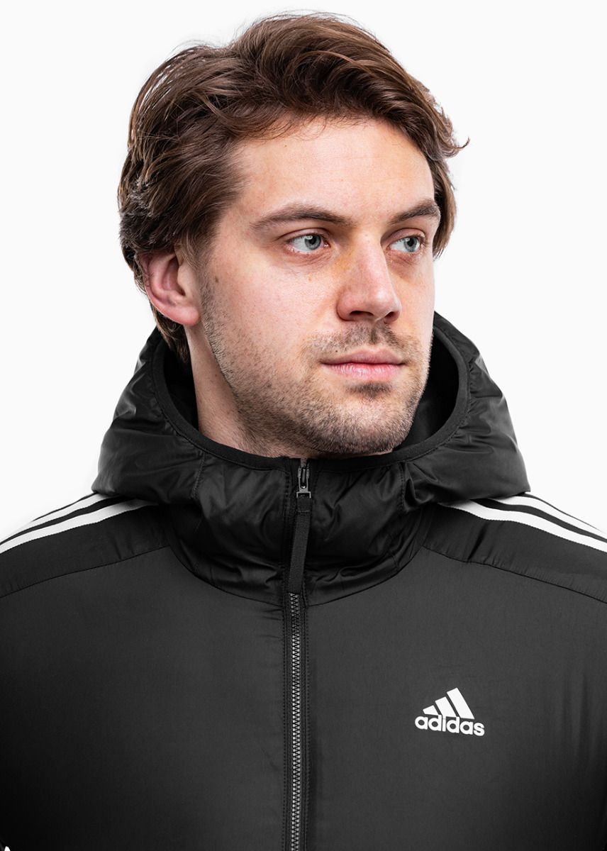 adidas Kurtka męska Essentials 3-Stripes Insulated Hooded IN7194