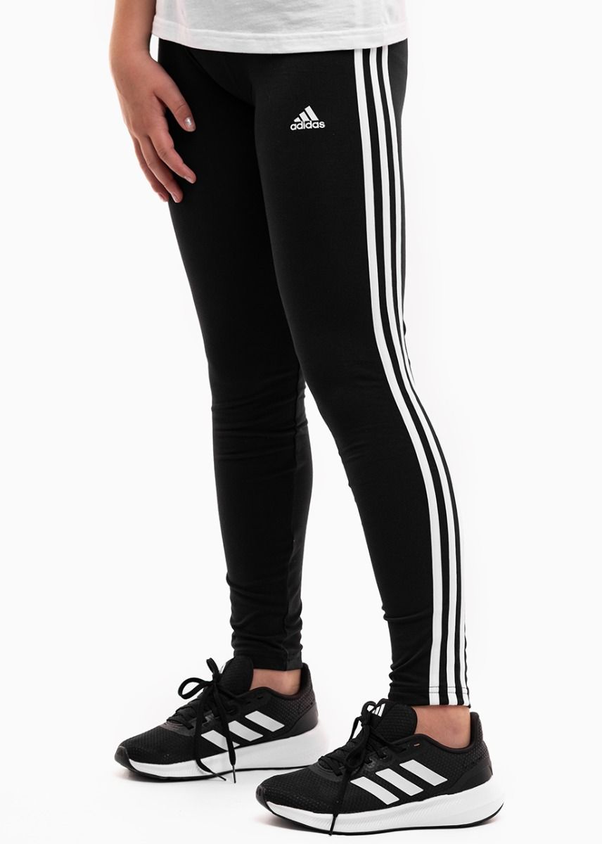 adidas Legginsy dla dzieci Essentials 3-Stripes Cotton Tights IC3623