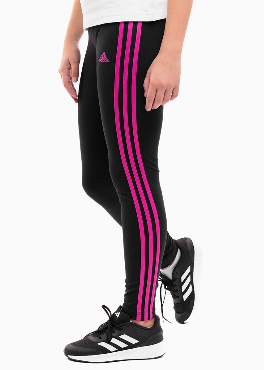 adidas Legginsy dla dzieci Essentials 3-Stripes Cotton Tights IC3627