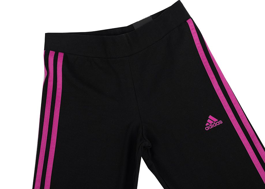 adidas Legginsy dla dzieci Essentials 3-Stripes Cotton Tights IC3627