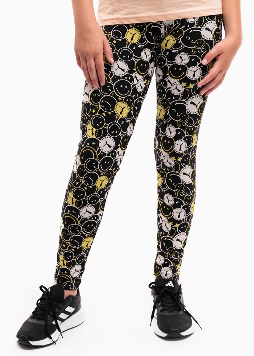 Puma Legginsy dla dzieci x Smiley World AOP 846977 01