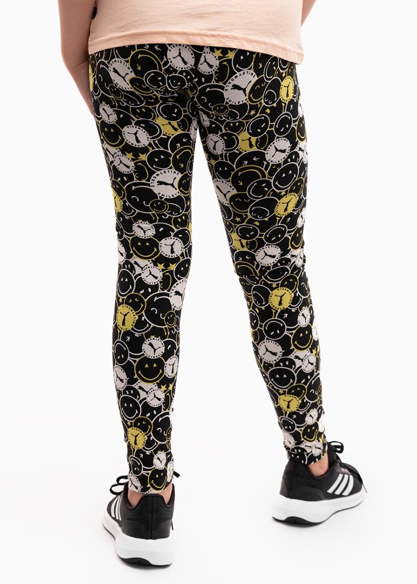 Puma Legginsy dla dzieci x Smiley World AOP 846977 01