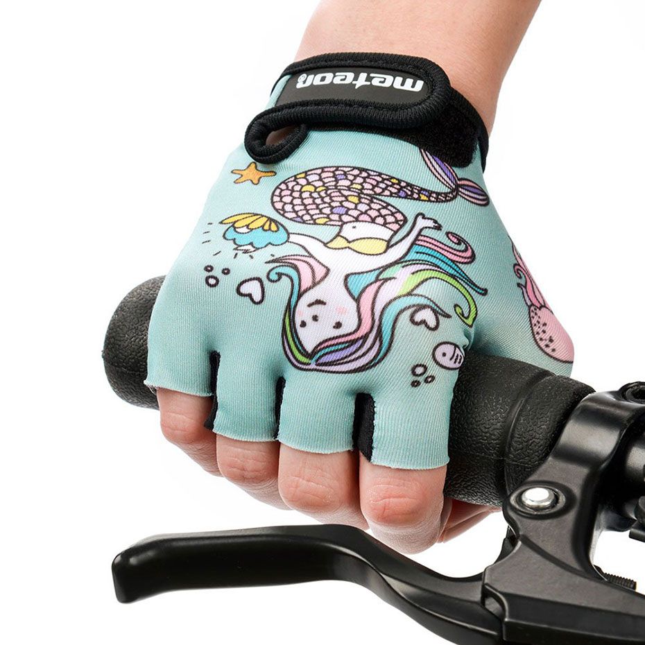 Meteor Rękawiczki rowerowe dla dzieci Mermaid Jr 26169-26170-26171