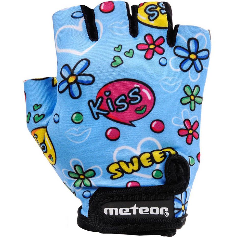 Meteor Rękawiczki rowerowe Kids Kiss Love JR 24184-24186 Meteor Rękawiczki rowerowe Kids Kiss Love JR 24184-24186