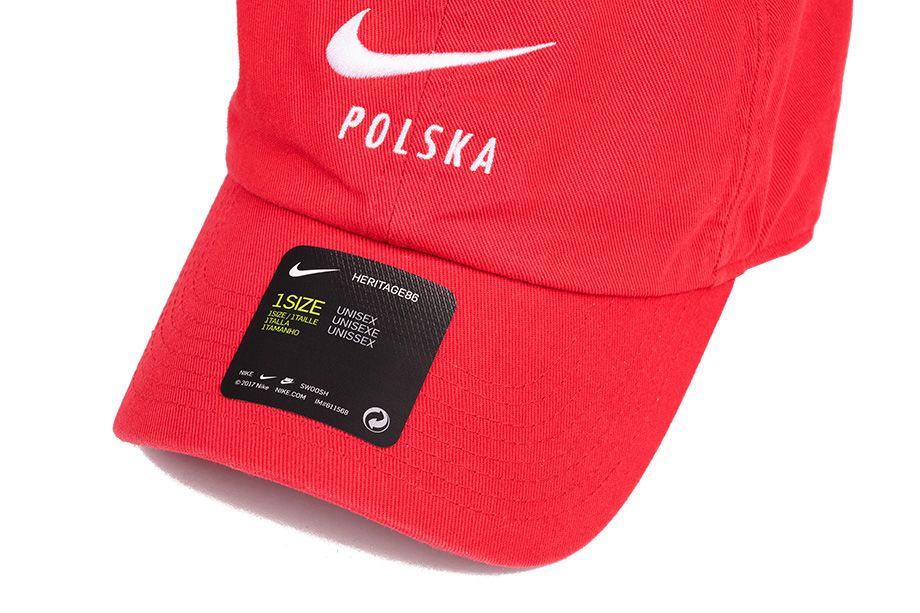 Nike Czapka z daszkiem Polska H86 Swoosh CU7540 611