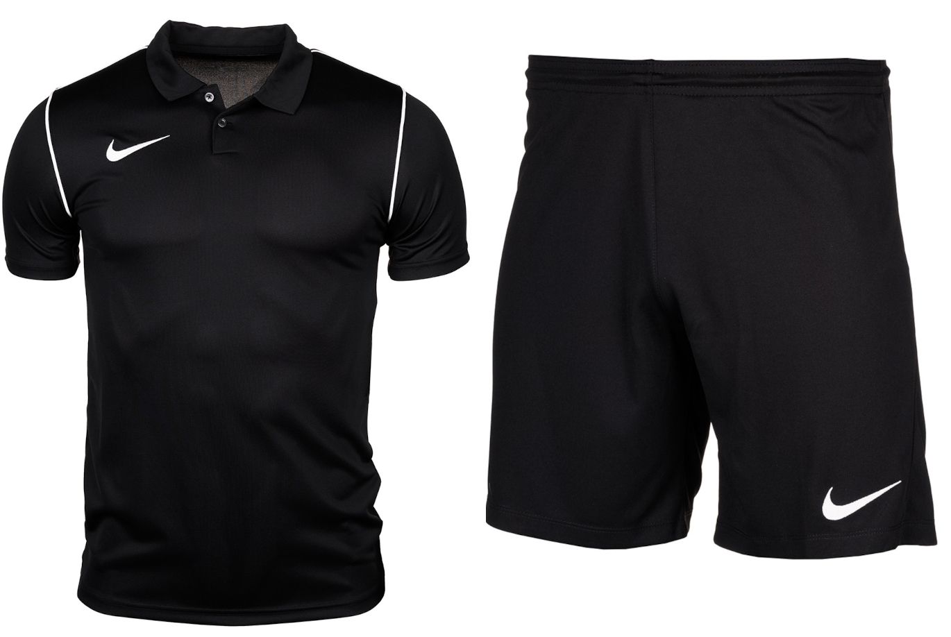 Nike dziecięcy strój sportowy koszulka spodenki Dry Park 20 Polo Youth BV6903 010/BV6865 010