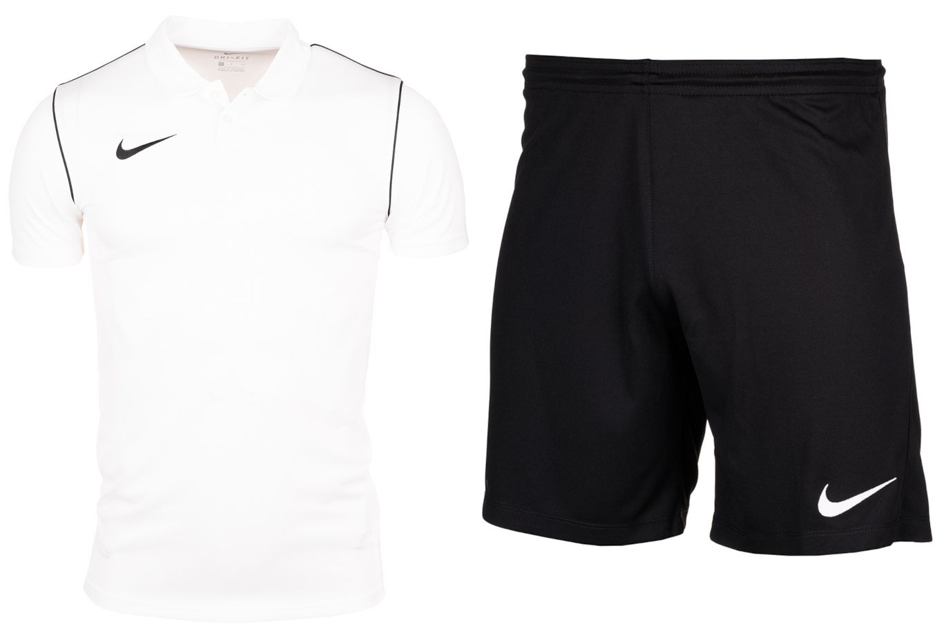 Nike dziecięcy strój sportowy koszulka spodenki Dry Park 20 Polo Youth BV6903 100/BV6865 010