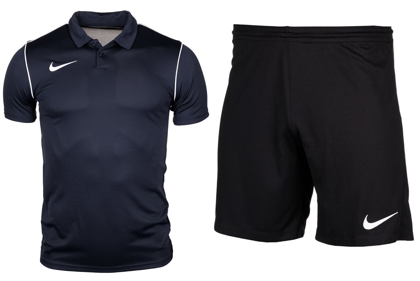 Nike dziecięcy strój sportowy koszulka spodenki Dry Park 20 Polo Youth BV6903 451/BV6865 010