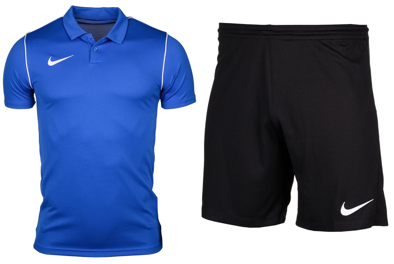 Nike dziecięcy strój sportowy koszulka spodenki Dry Park 20 Polo Youth BV6903 463/BV6865 010