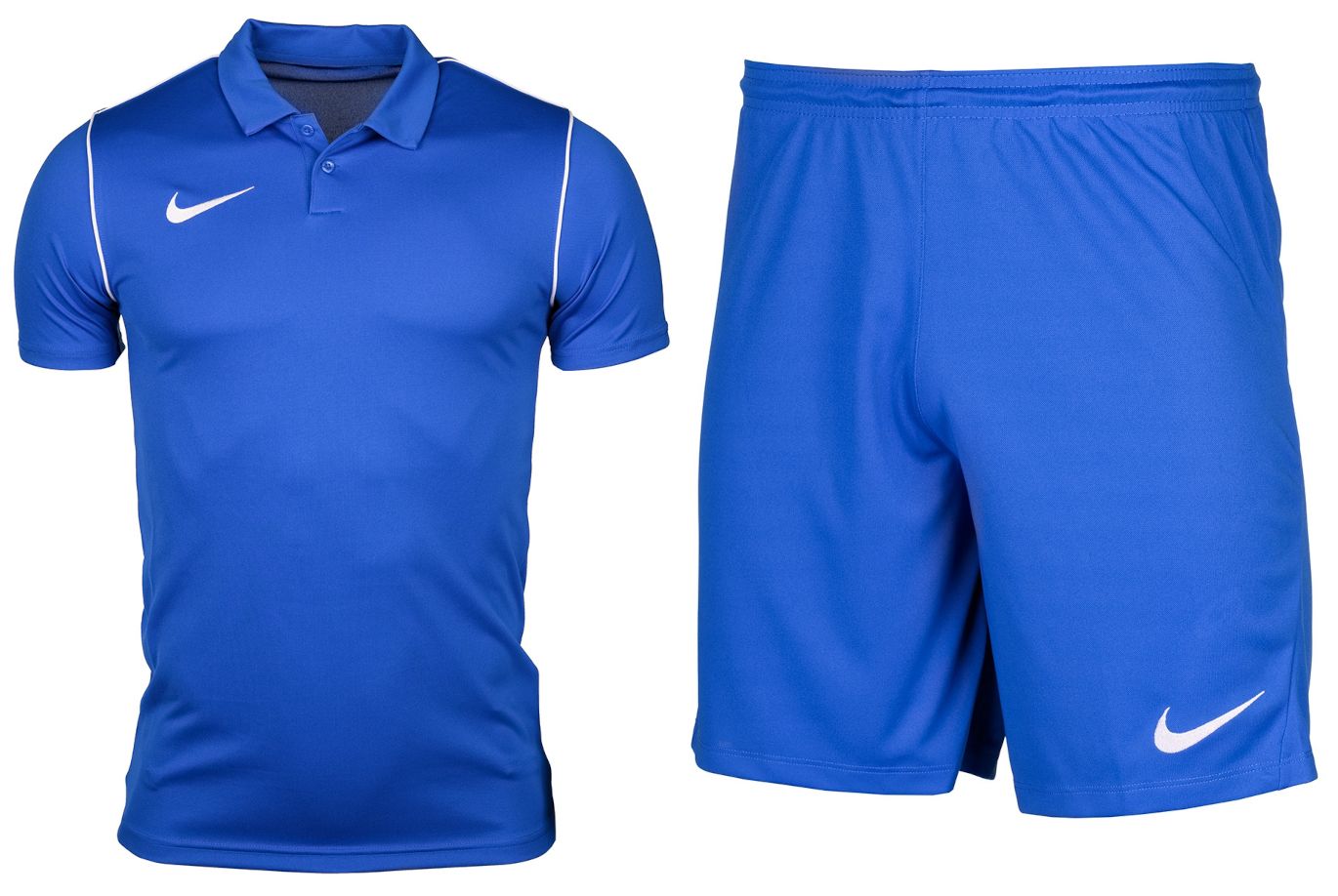 Nike dziecięcy strój sportowy koszulka spodenki Dry Park 20 Polo Youth BV6903 463/BV6865 463