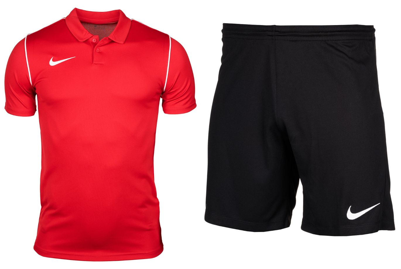 Nike dziecięcy strój sportowy koszulka spodenki Dry Park 20 Polo Youth BV6903 657/BV6865 010