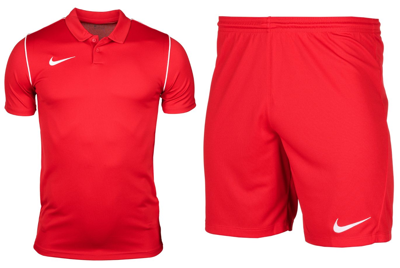 Nike dziecięcy strój sportowy koszulka spodenki Dry Park 20 Polo Youth BV6903 657/BV6865 657