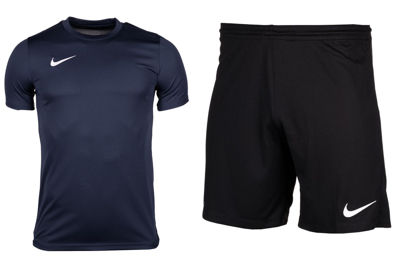 Nike dziecięcy strój sportowy koszulka spodenki Dry Park VII JSY SS BV6741 410/BV6865 010